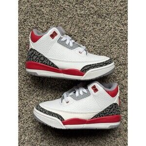 Nike Air Jordan 3 Retro Fire Red 2022 Pre School Size 10.5 Youth